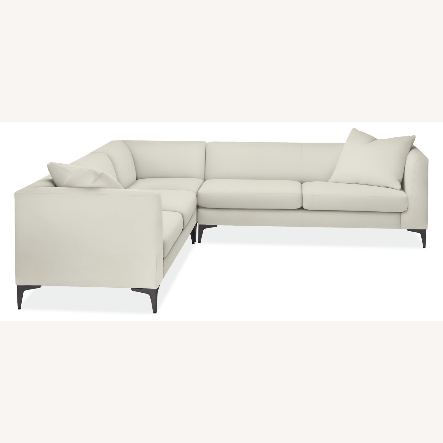 Room & Board Sterling L-shaped Sectional in Ivory - image-0