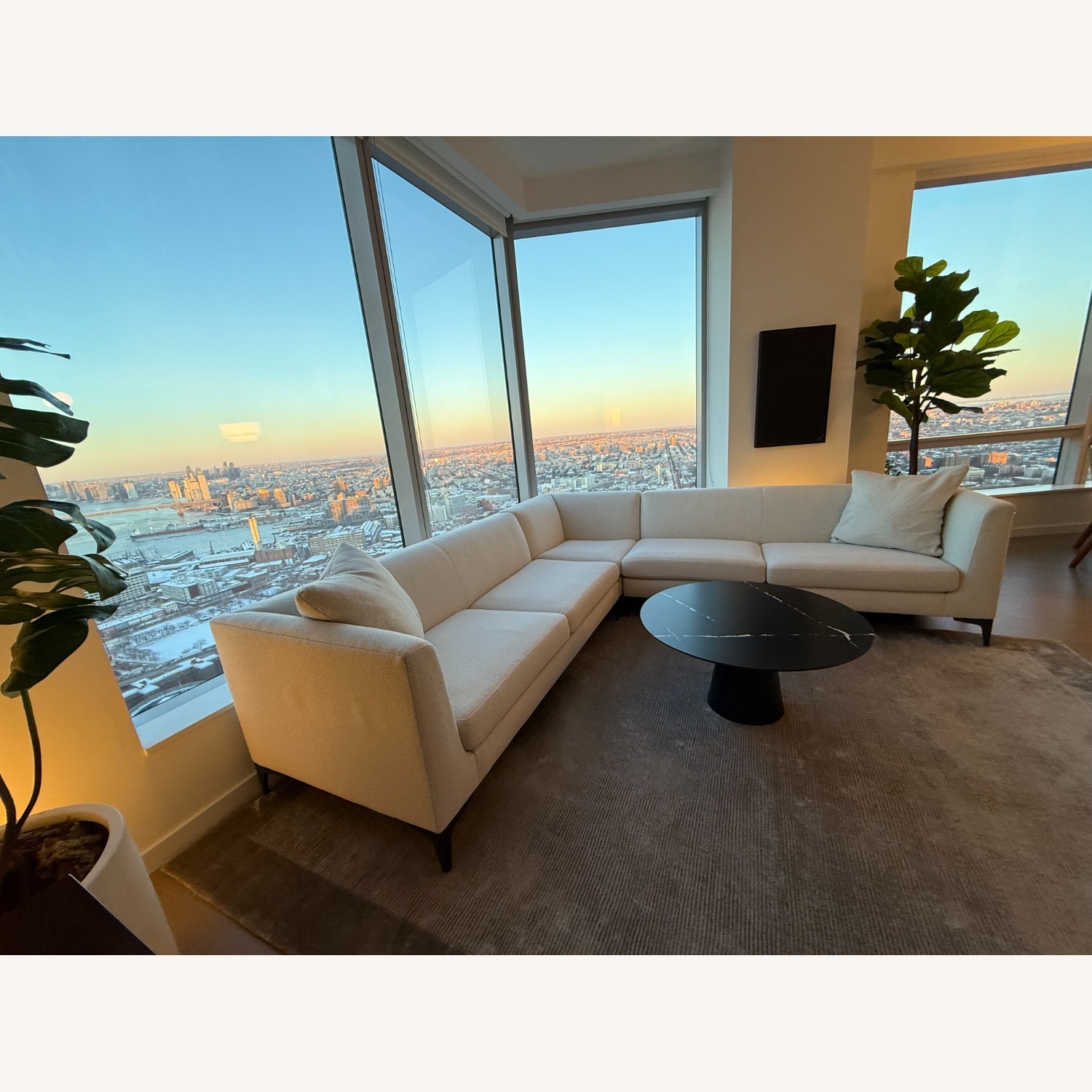 Room & Board Sterling L-shaped Sectional in Ivory - image-3