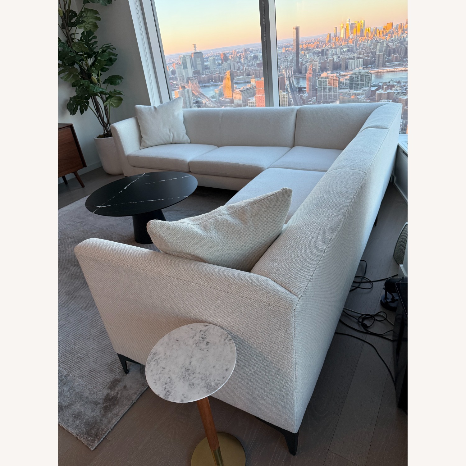 Room & Board Sterling L-shaped Sectional in Ivory - image-4