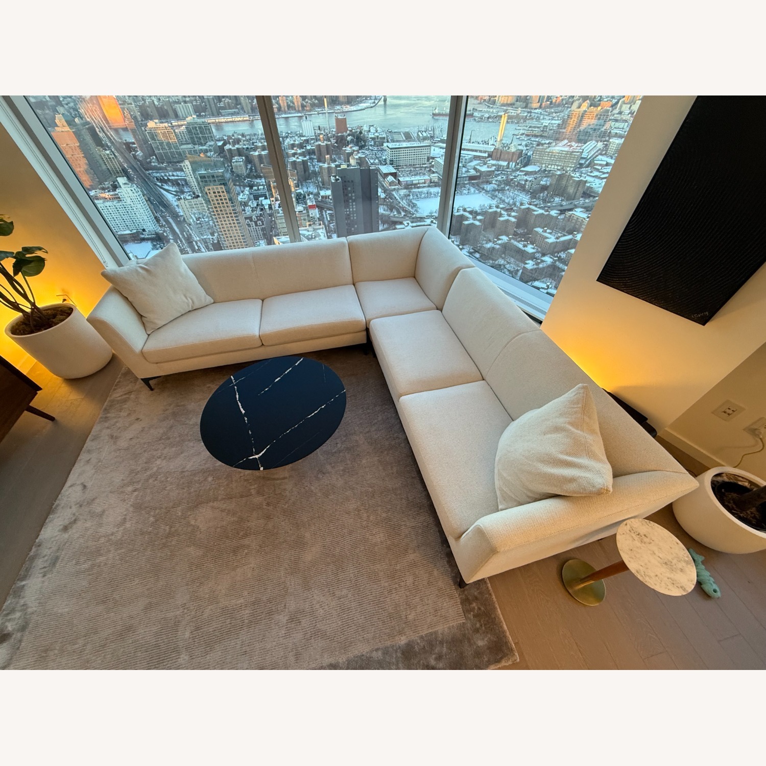 Room & Board Sterling L-shaped Sectional in Ivory - image-2