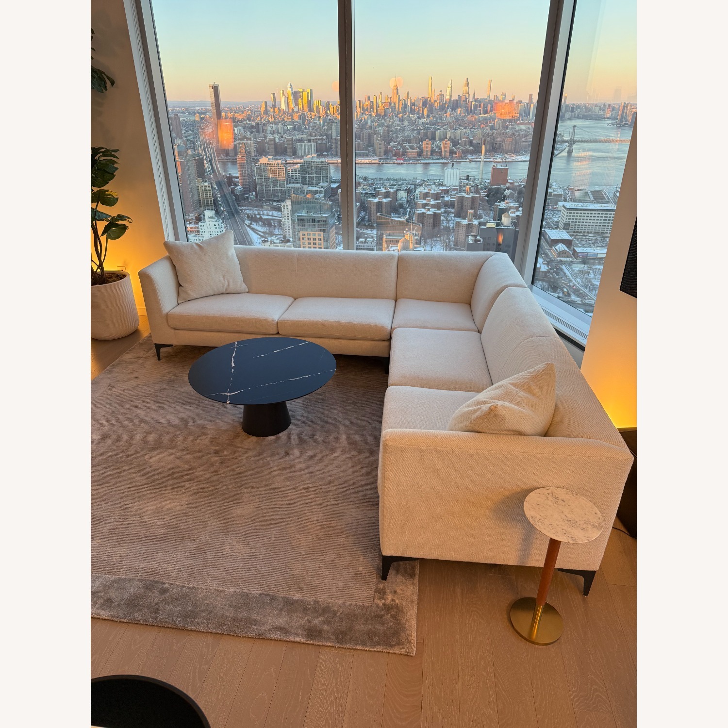 Room & Board Sterling L-shaped Sectional in Ivory - image-6