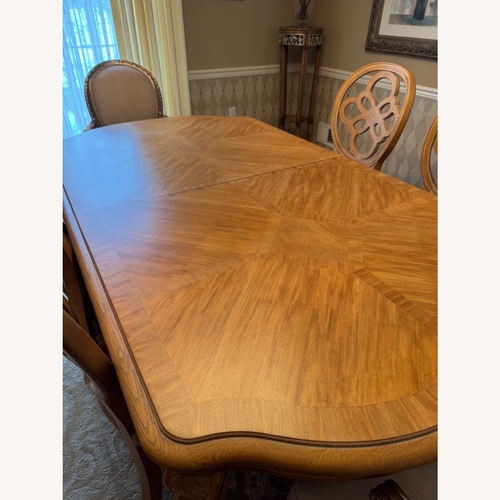 Used Bernhardt Natural Wood Dining Table for sale on AptDeco