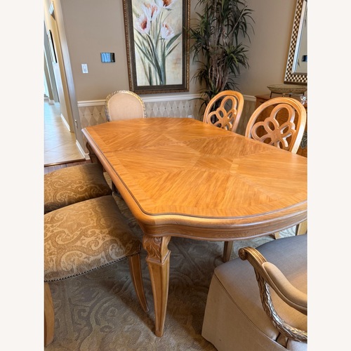 Used Bernhardt Natural Wood Dining Table for sale on AptDeco