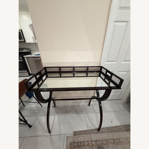 Used Barbara Barry for Baker Drinks Tray Table for sale on AptDeco