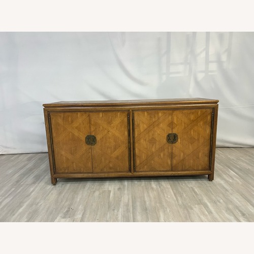Used Diamond Parquet Hollywood Regency Credenza for sale on AptDeco