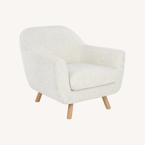 Used Article Gabriola Natural Boucle Armchair for sale on AptDeco