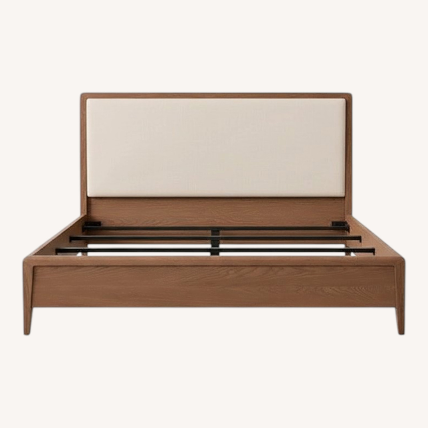 Restoration Hardware Gael White Fabric King Bed - image-0