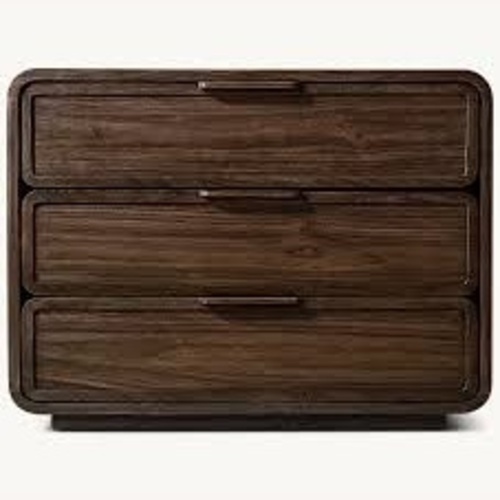 Used Restoration Hardware Santiago Dark Brown Wood Nightstand for sale on AptDeco