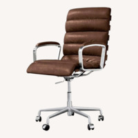 Restoration Hardware Oviedo Leather Desk Chair