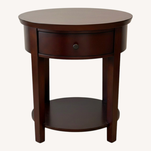 Used Dark Brown Wood Side Tables for sale on AptDeco