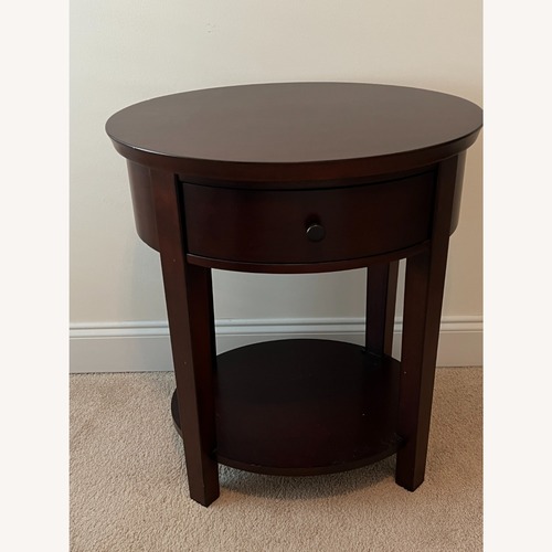 Used Dark Brown Wood Side Tables for sale on AptDeco