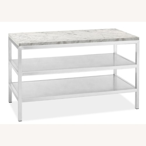 Used Room & Board Parsons Counter Table with Shelves for sale on AptDeco