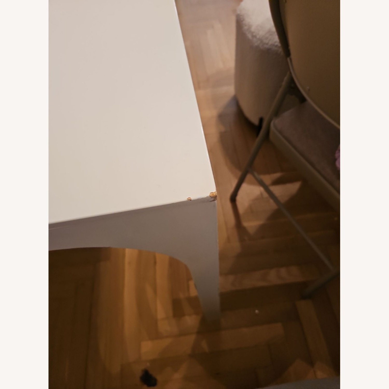 CB2 Aqua Virgo 100" Rectangular White Dining Table - image-7