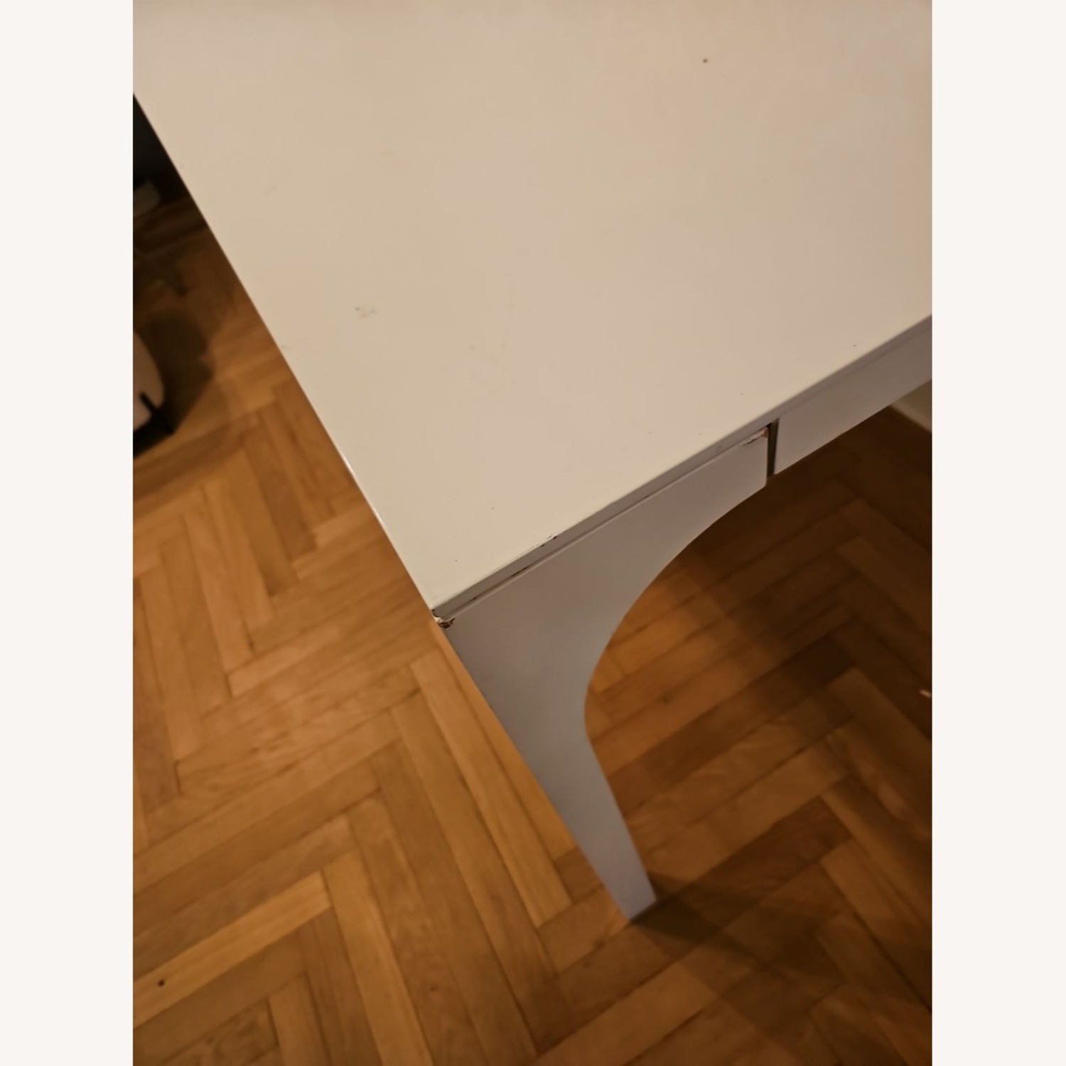 CB2 Aqua Virgo 100" Rectangular White Dining Table - image-9