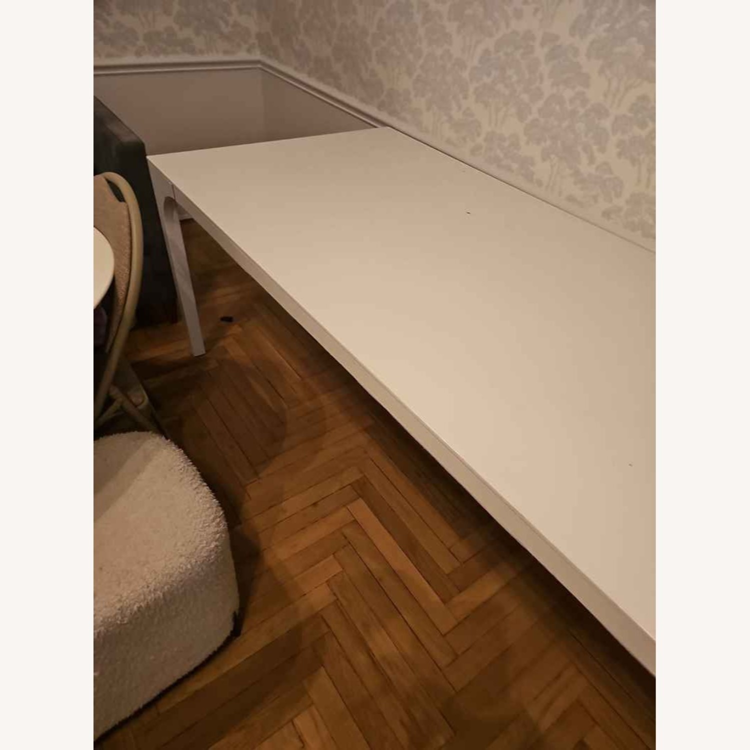 CB2 Aqua Virgo 100" Rectangular White Dining Table - image-4