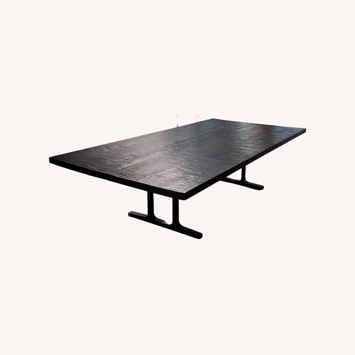 Bronze Trestle Dining Table - BDDW New York - image-0