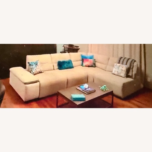 Used Arhaus Natural Fabric 3+ Piece Sectional for sale on AptDeco