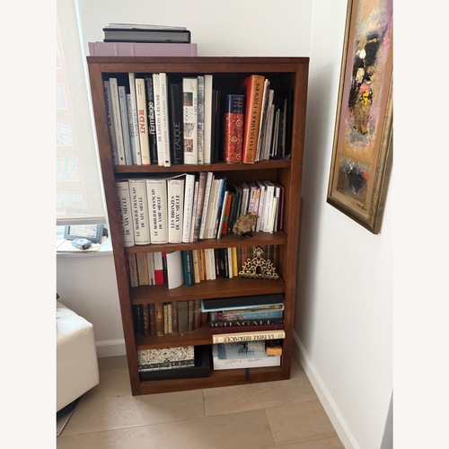 Used Room & Board Walnut Bookcases x2 for sale on AptDeco