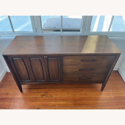 Used Broyhill Walnut Wood Credenza Sideboard for sale on AptDeco