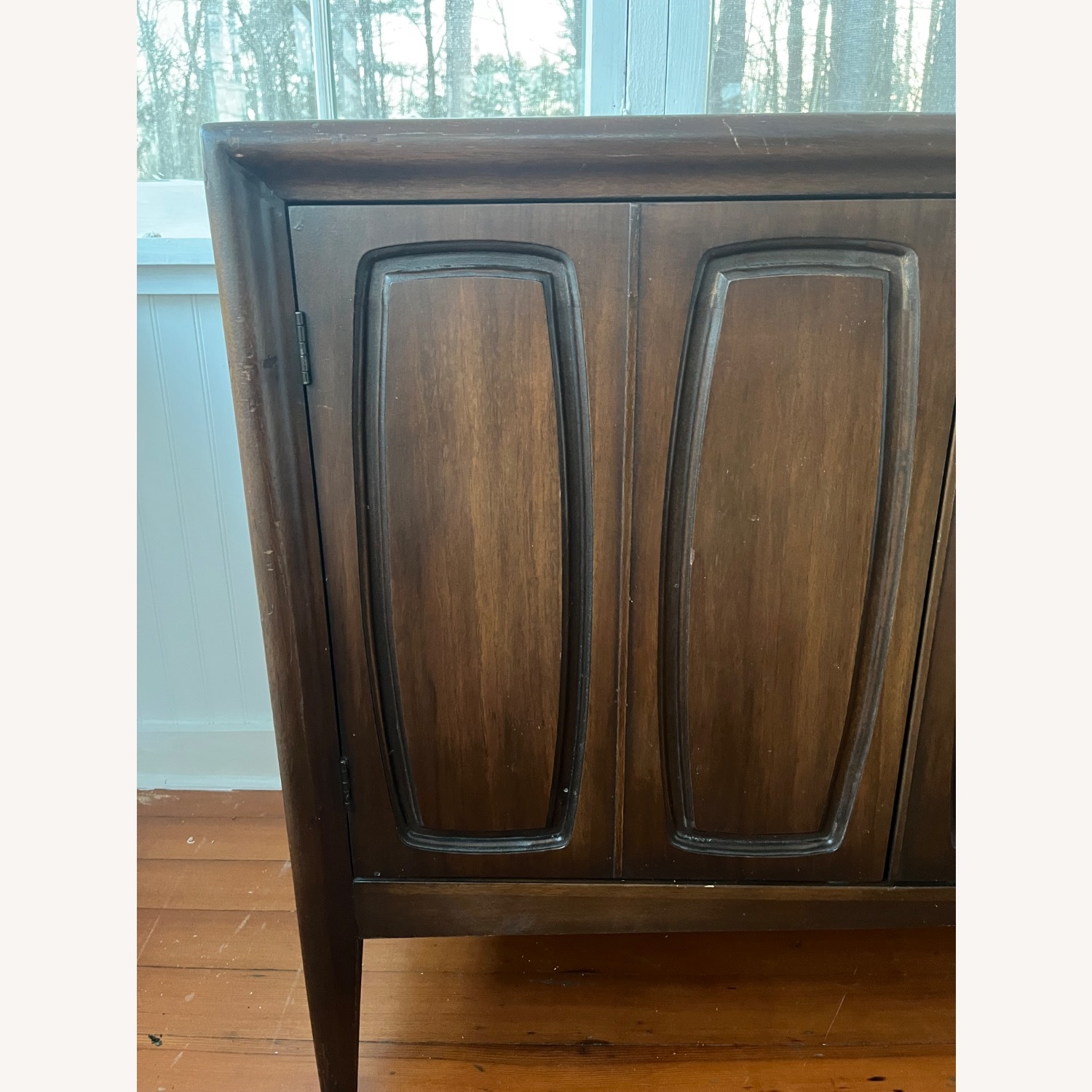 Broyhill Walnut Wood Credenza Sideboard - image-8