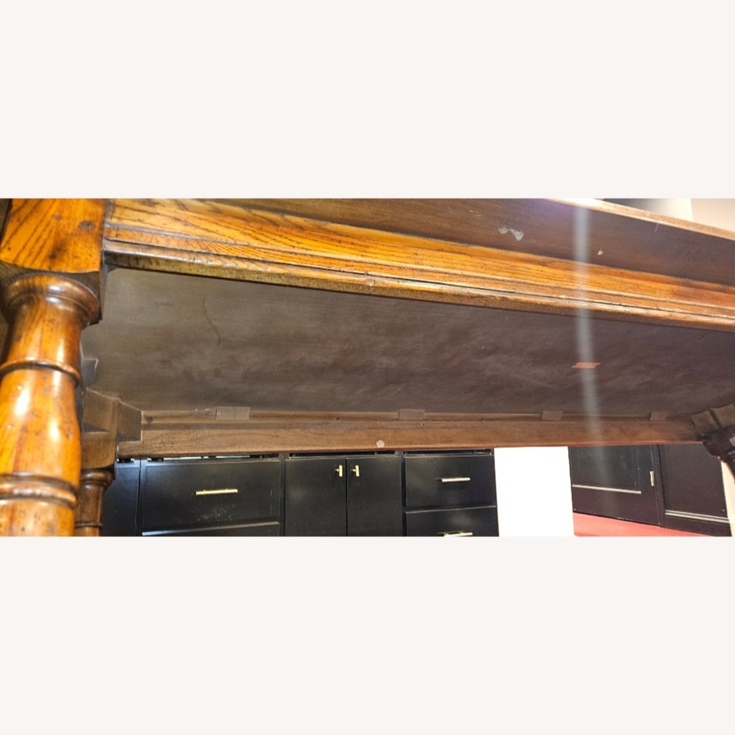 John Widdicomb Wood Trestle Dining Table - image-11