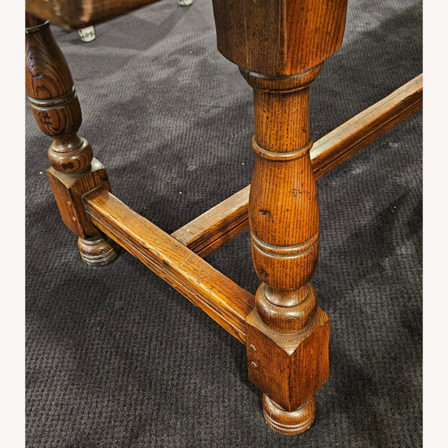 John Widdicomb Wood Trestle Dining Table - image-5