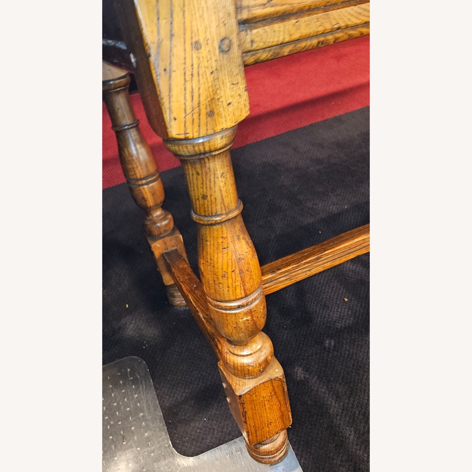 John Widdicomb Wood Trestle Dining Table - image-10