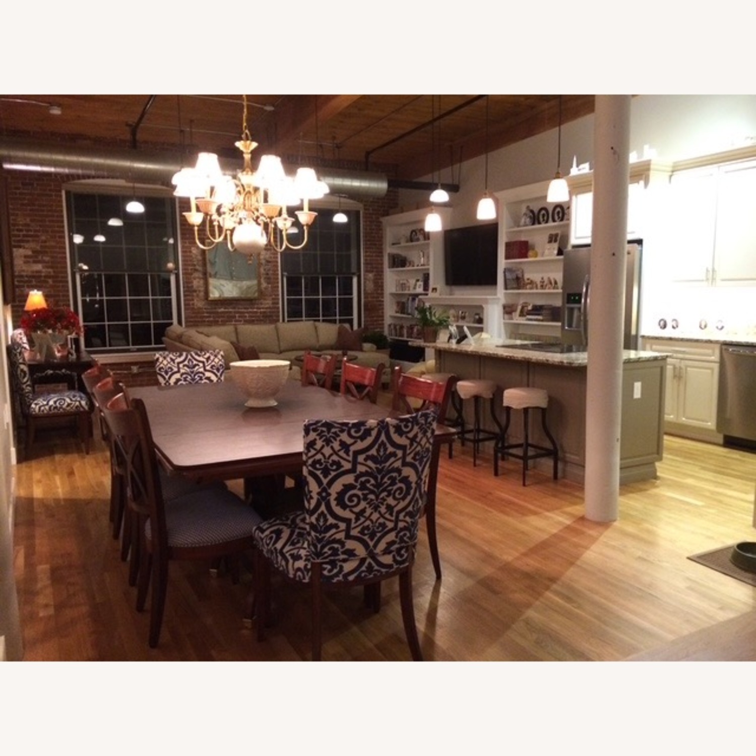 Harden Furniture Dark Brown Wood Dining Sets - image-2