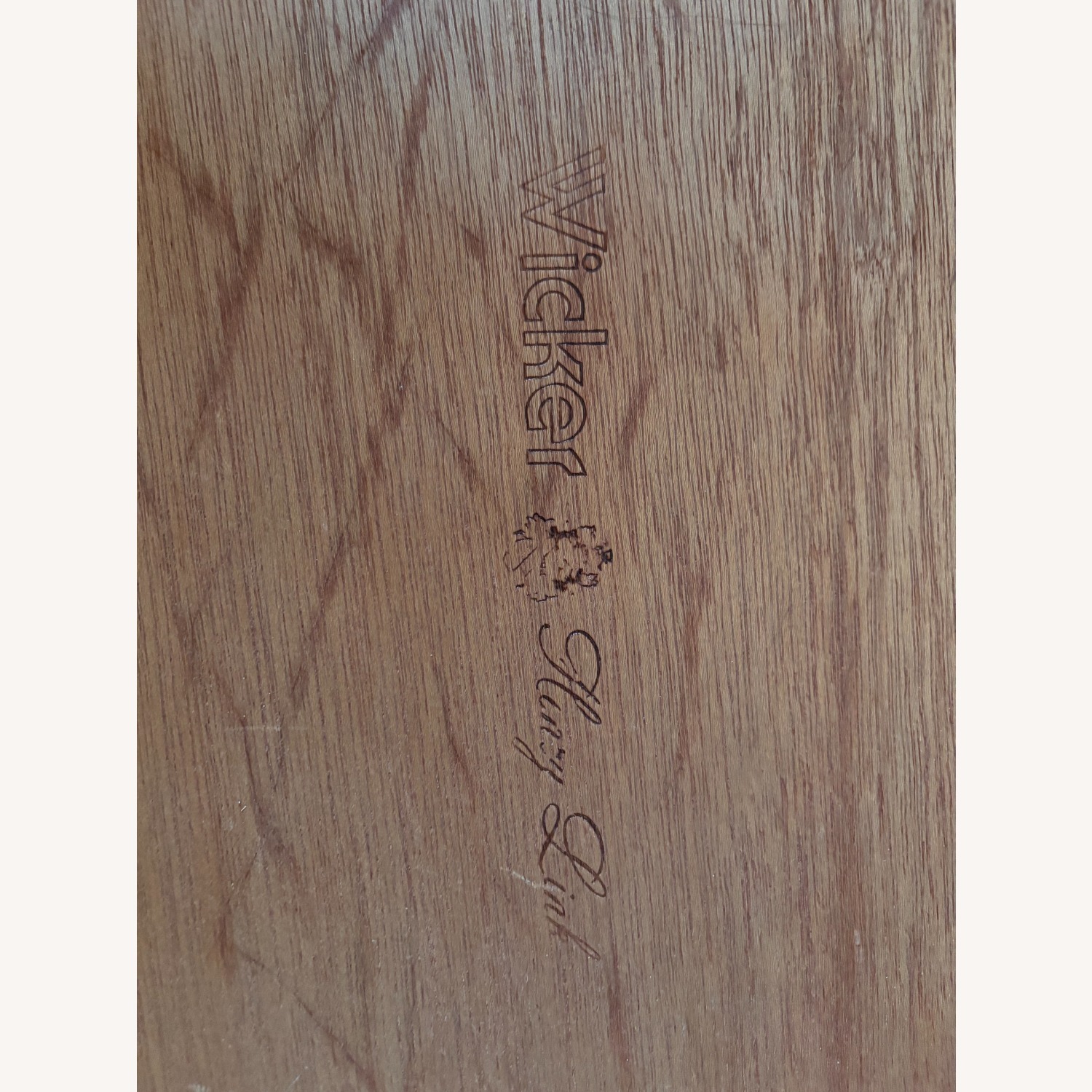 Vintage/Antique Blue Wicker Dresser - image-1