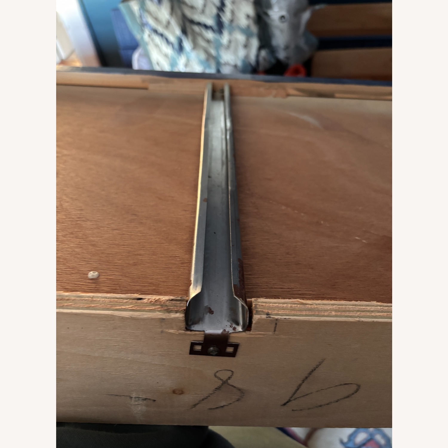 Vintage/Antique Blue Wicker Dresser - image-3