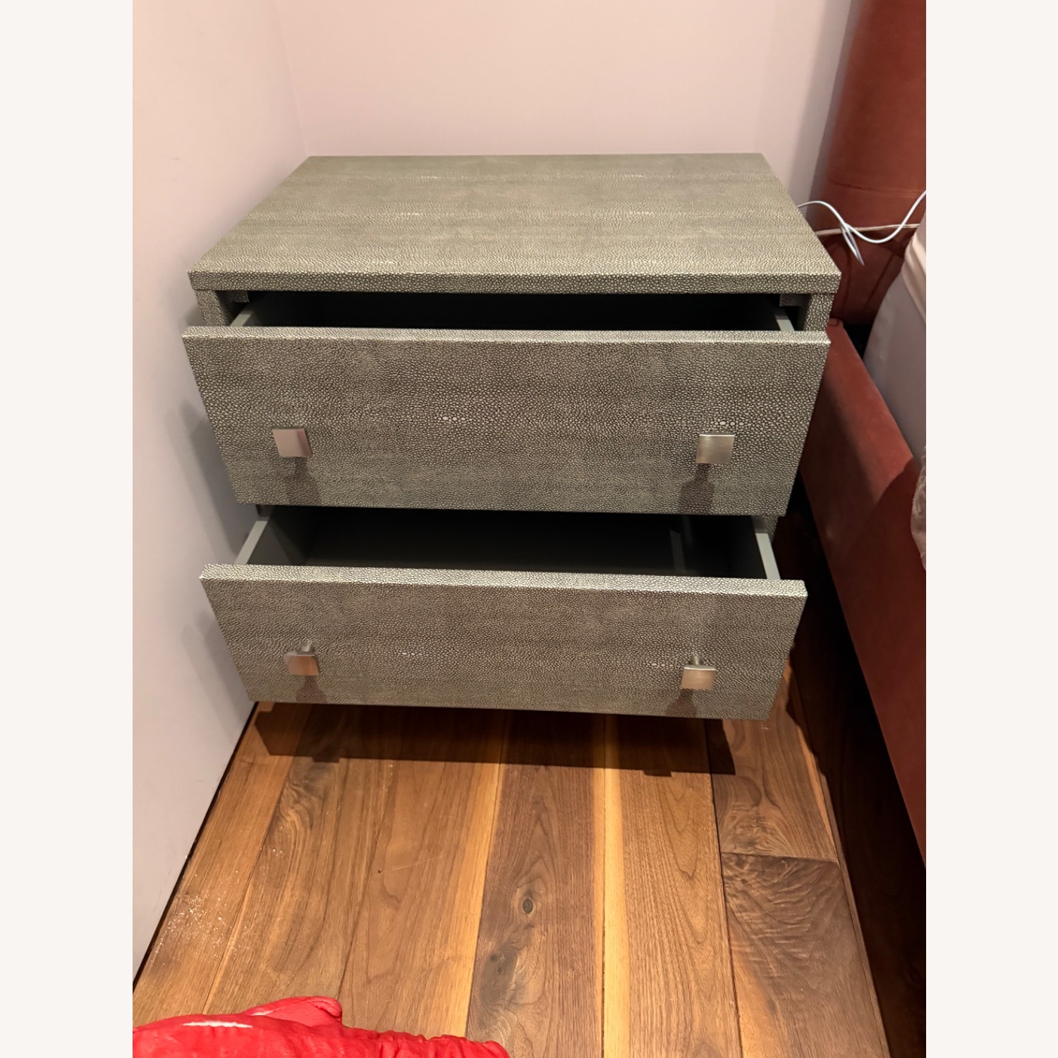 CB2 Snakeskin Look Nightstand  - image-2