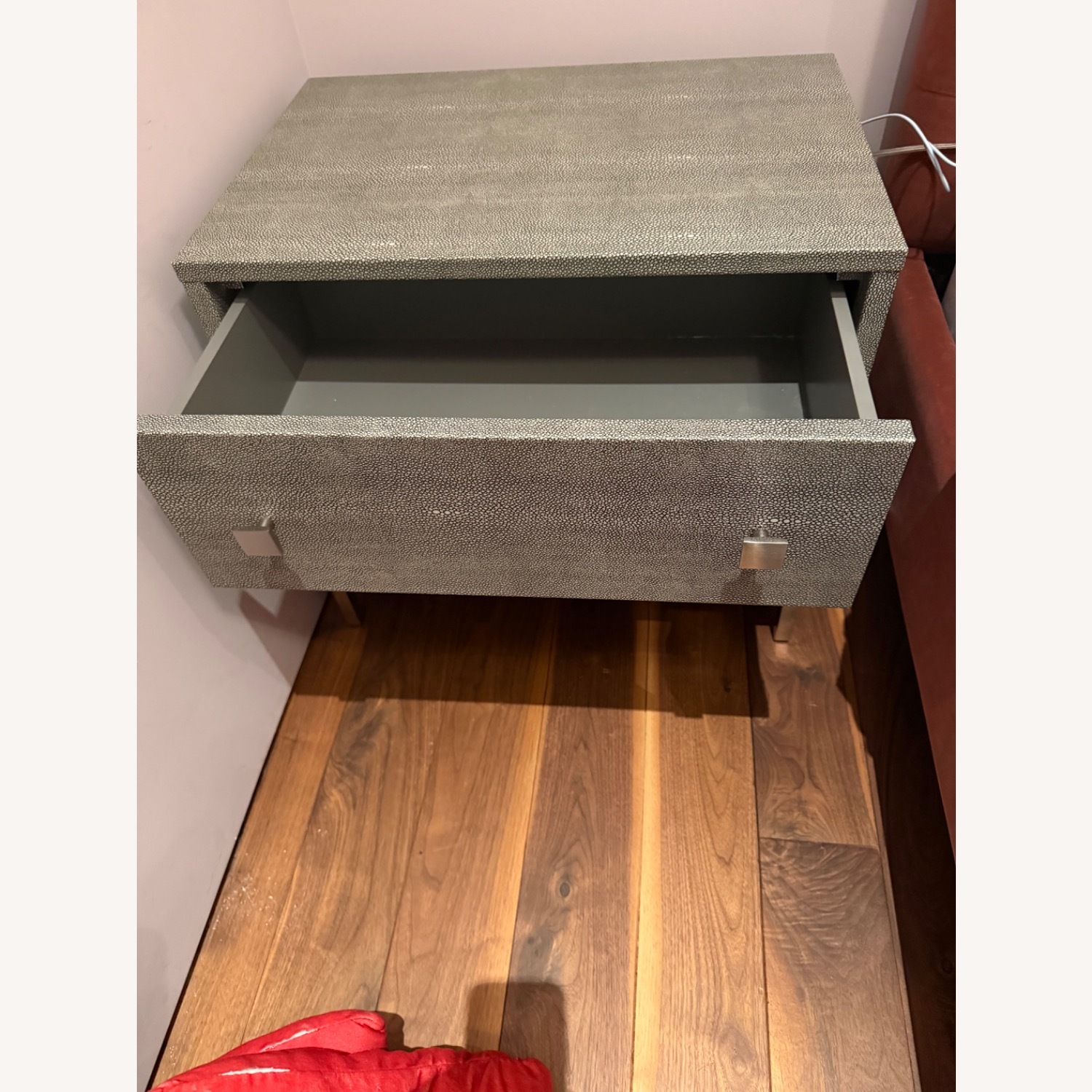 CB2 Snakeskin Look Nightstand  - image-3