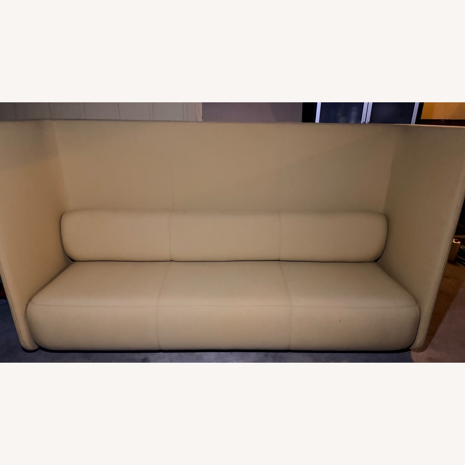 Bernhardt Design Code Yellow Fabric 3+ Seater Sofa - image-4