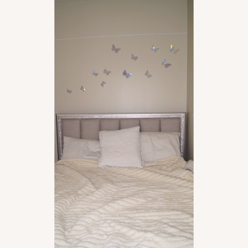 Used Light Gray Full Bed for sale on AptDeco