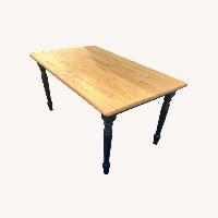 Natural Wood Dining Table