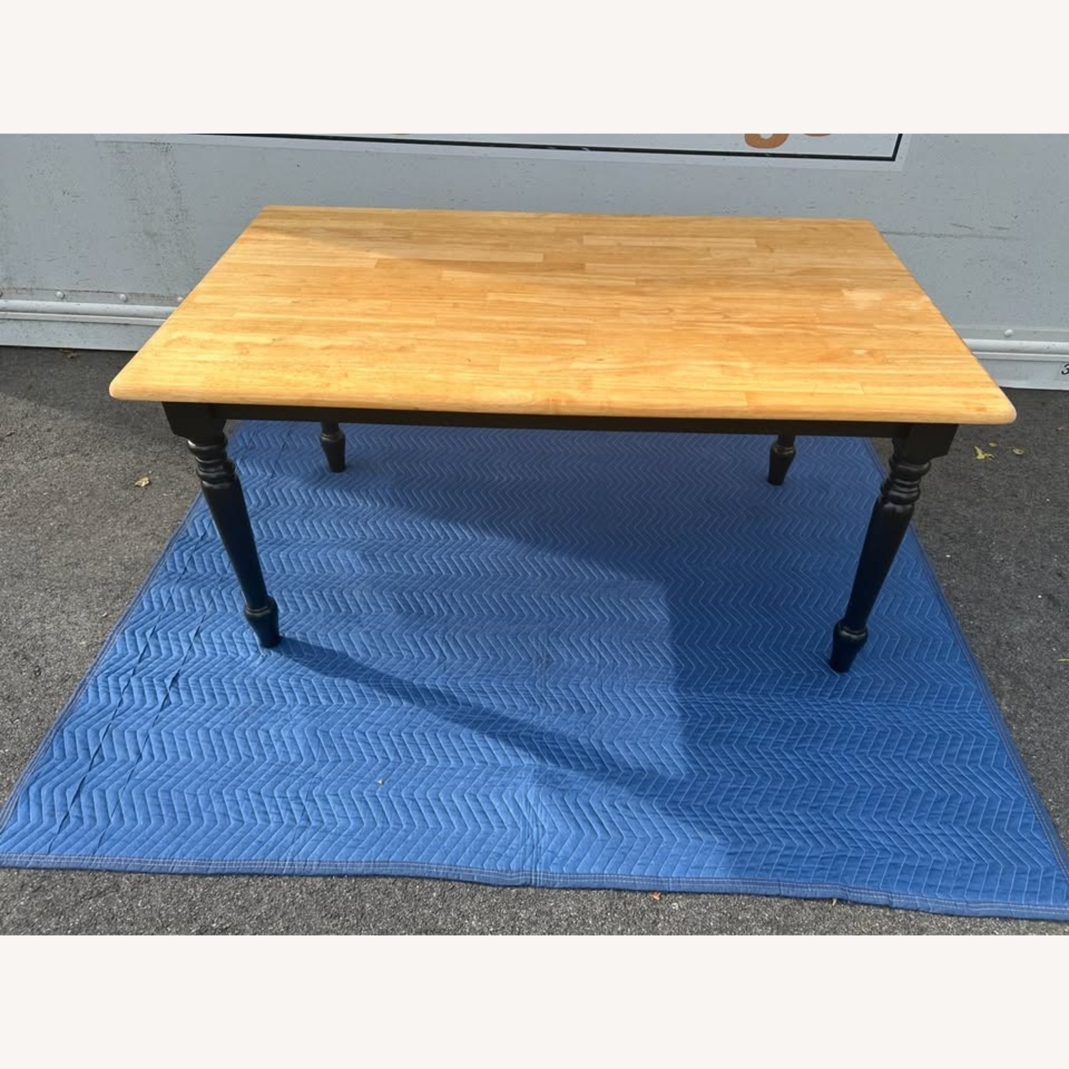 Natural Wood Dining Table - image-6