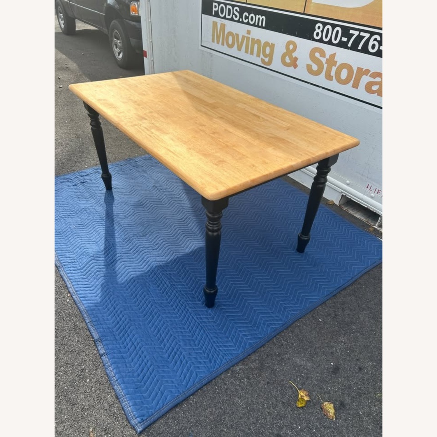 Natural Wood Dining Table - image-2