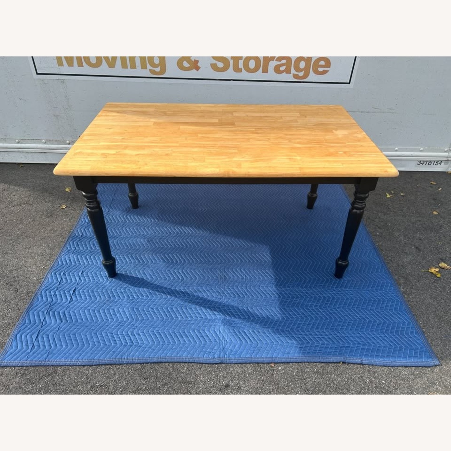 Natural Wood Dining Table - image-5