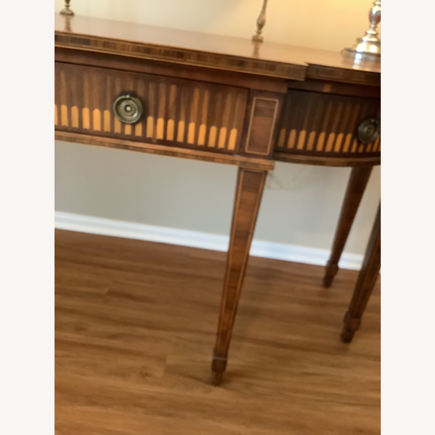 Vintage/Antique Dark Brown Wood Sideboard - image-7