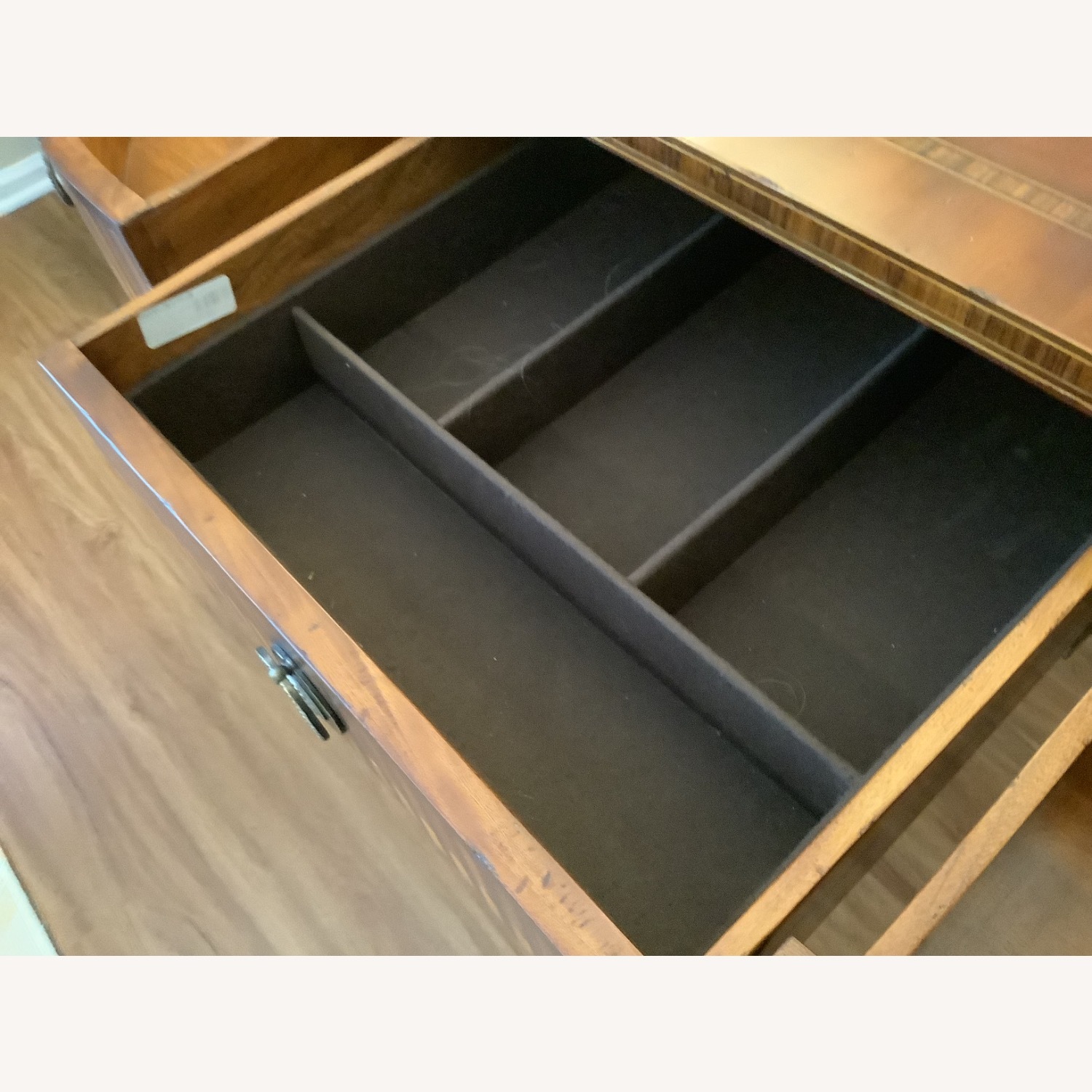 Vintage/Antique Dark Brown Wood Sideboard - image-4