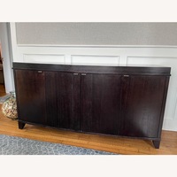 Crate & Barrel Portland Black Wood Sideboard