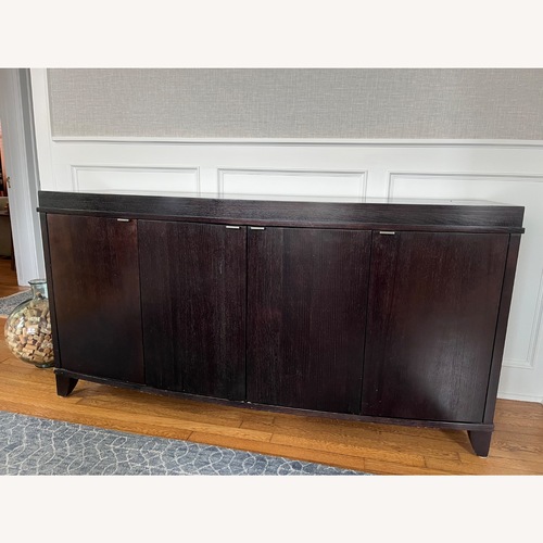 Used Crate & Barrel Portland Black Wood Sideboard for sale on AptDeco