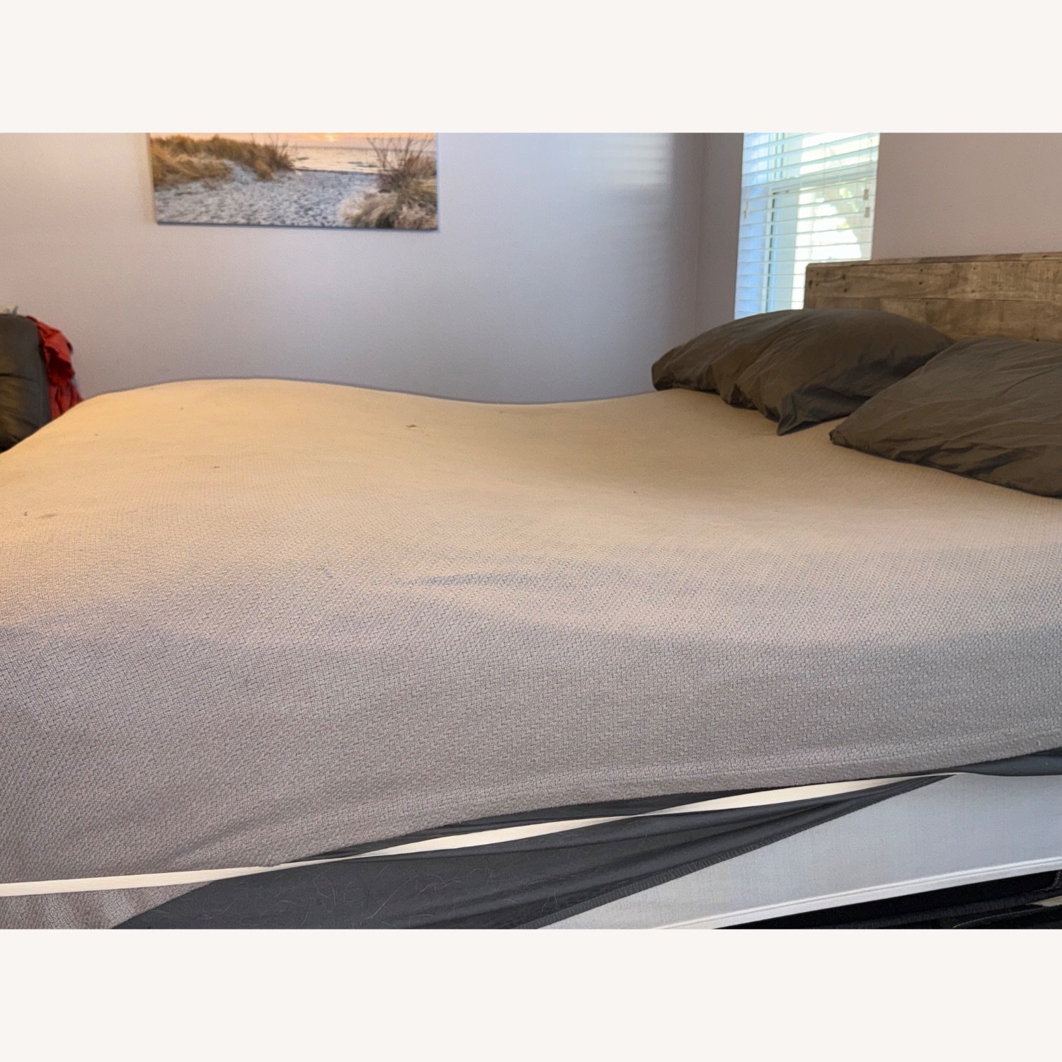 Ashley Effie Collection Natural Wood King Bed - image-4