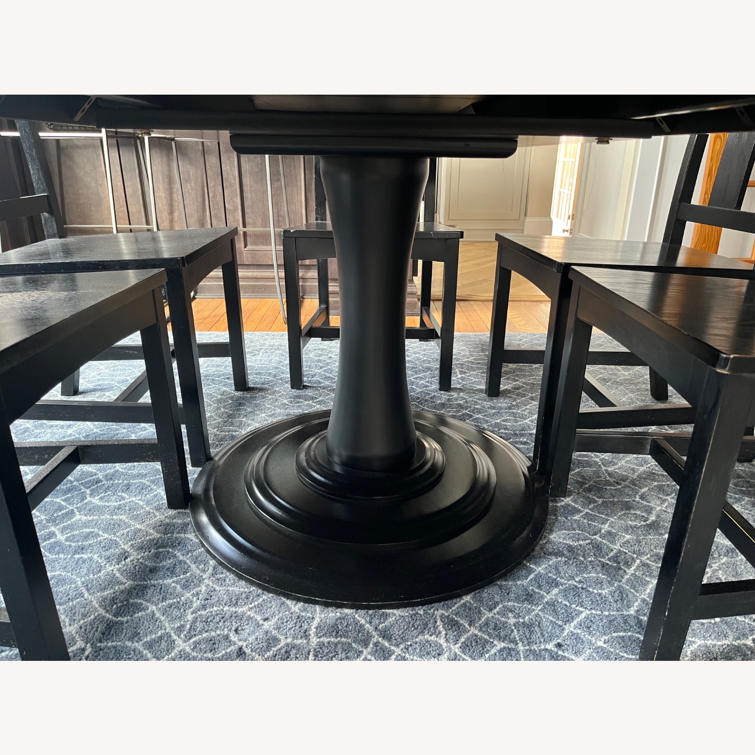 Crate & Barrel Black Dining Set - image-5