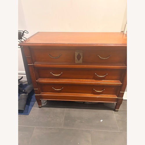 Used ABC Carpet and Home Dark Brown Wood Dresser for sale on AptDeco