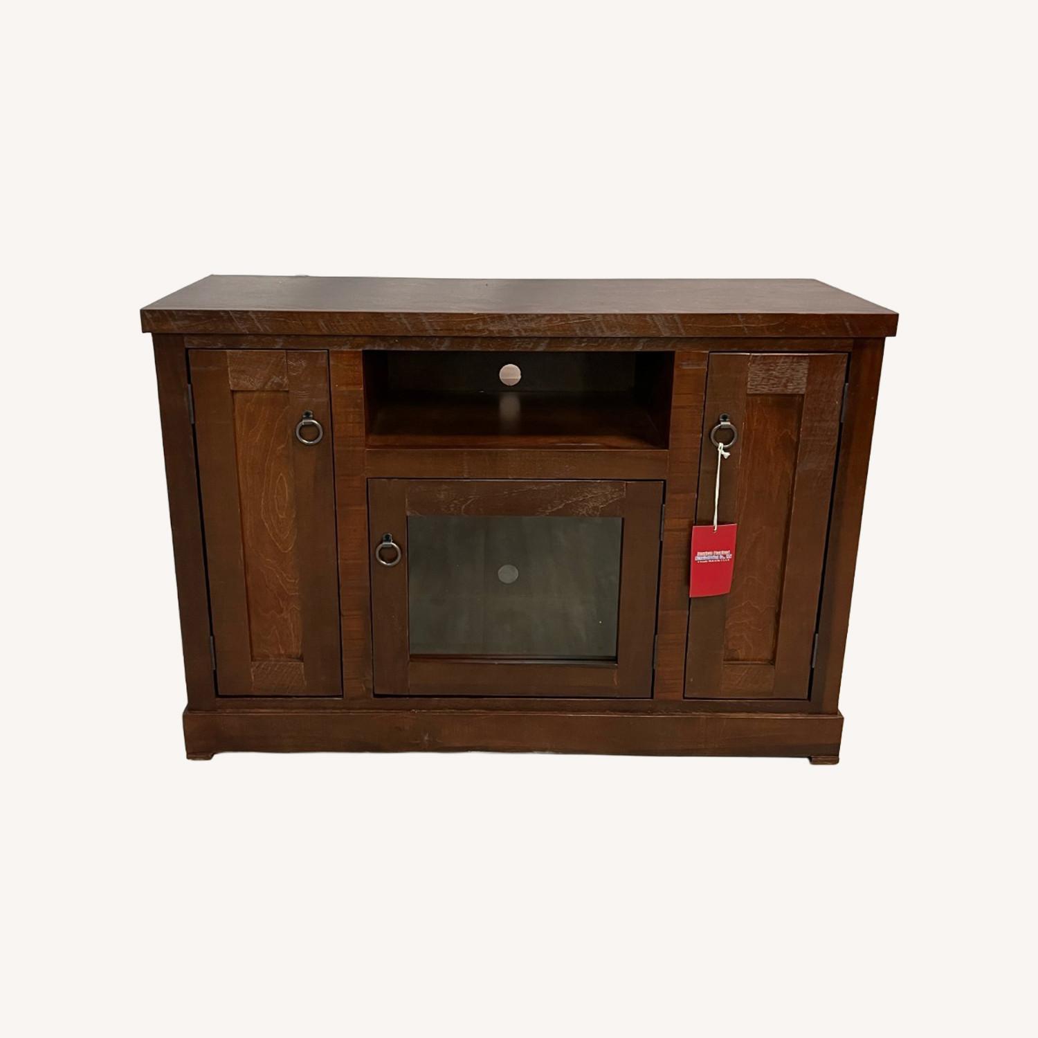TV Stand with 2 Doors European Aquamarine - image-0
