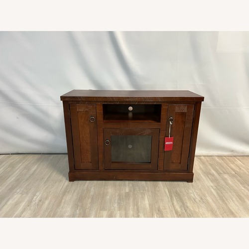 Used TV Stand with 2 Doors European Aquamarine for sale on AptDeco