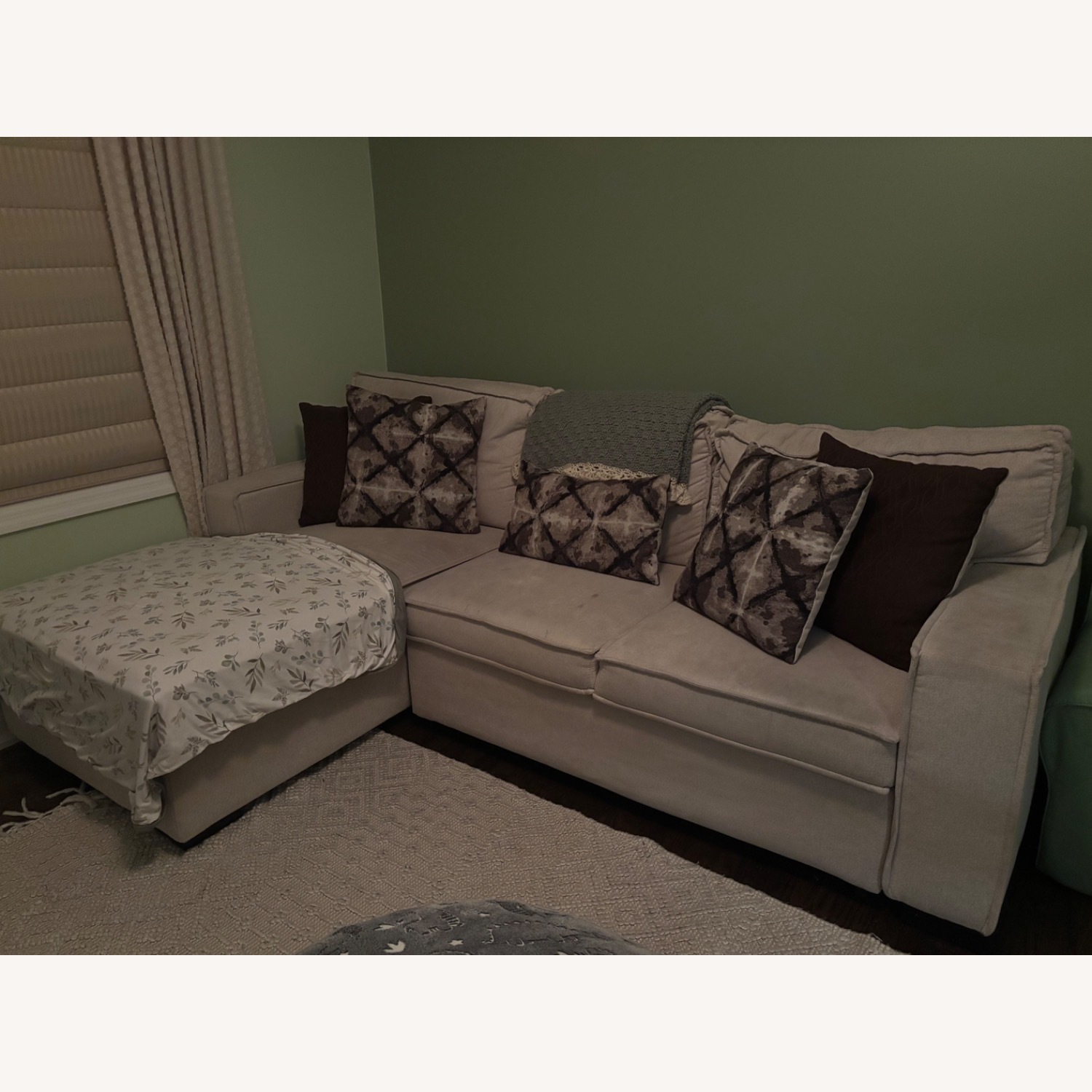 Bob's Discount Furniture 2 Piece Sectional - image-1