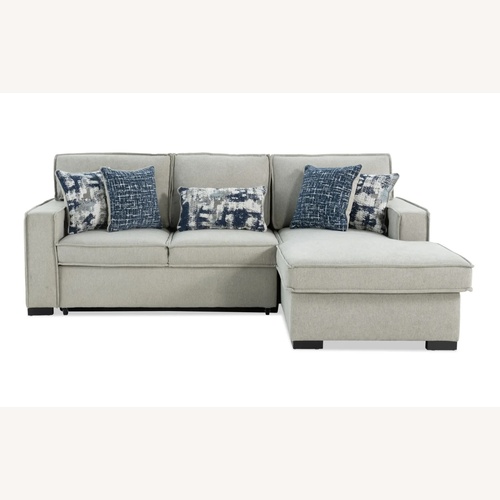 Used Bob's Discount Furniture 2 Piece Sectional for sale on AptDeco