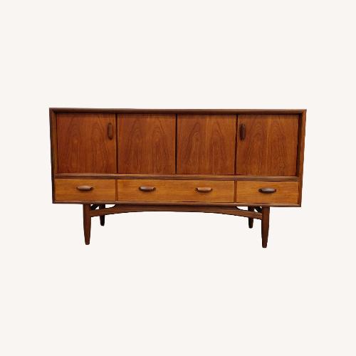 Used Vintage Mid Century Modern Teak Credenza by G Plan for sale on AptDeco